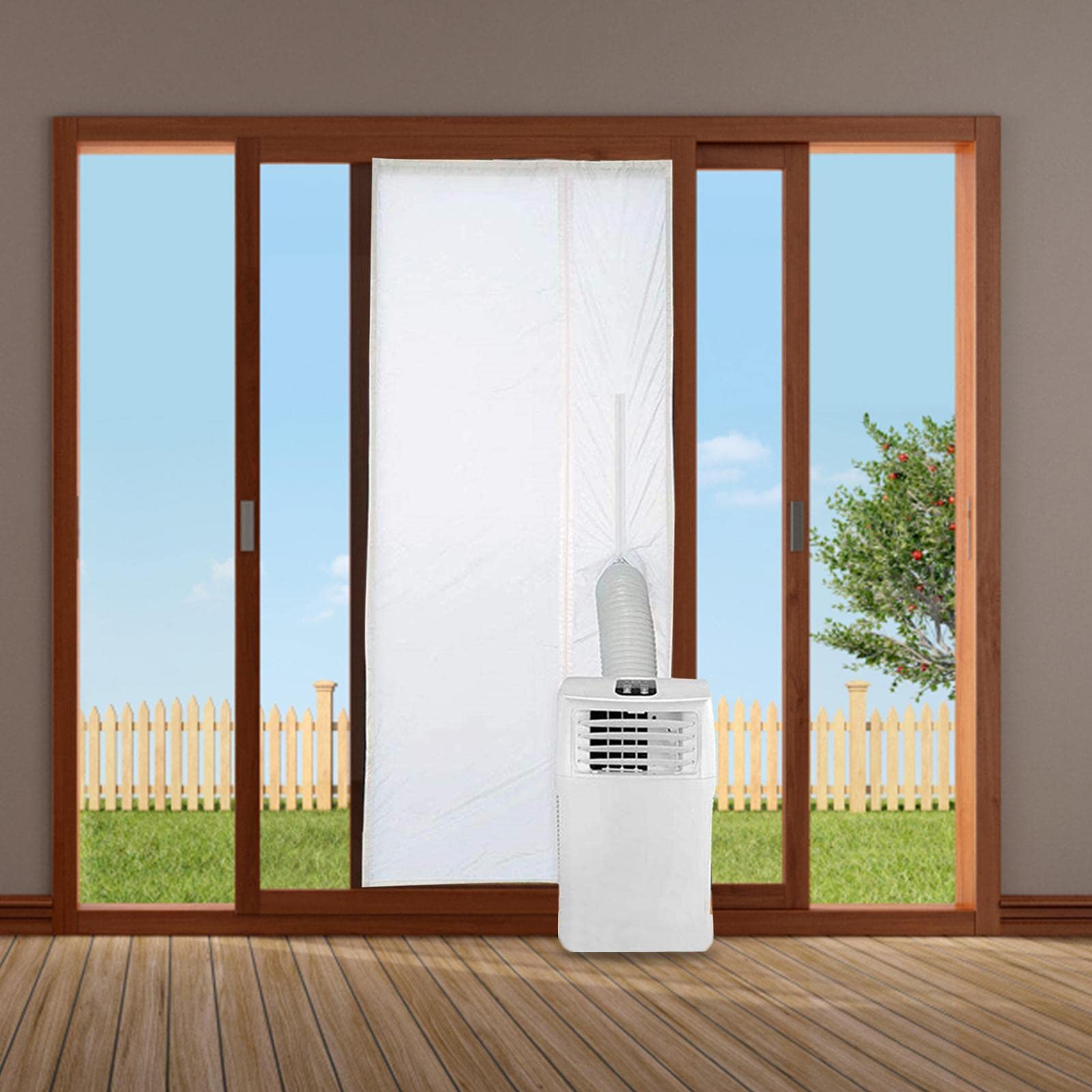 Amazon.co.jp: 開き窓エアコンシール | ジッパーと接着剤付き磁気空気